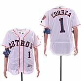 Astros 1 Carlos Correa White Flexbase Jersey Sguo,baseball caps,new era cap wholesale,wholesale hats